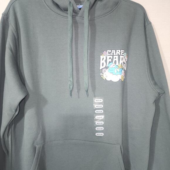 Care Bears '' Love yourself'' green hoodie size medium men - Picture 3 of 7